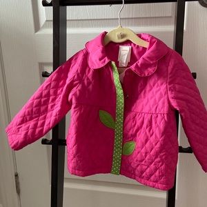 Gymboree pink quilted jacket NWT 2T-3T